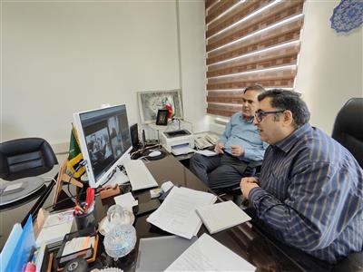 برگزاری نشست بررسی روند اجرایی پروژه همكاری با ازبكستان در سامانه وب كنفرانس دفتر ارتباطات علمی و همكاری‌های بین‌المللی